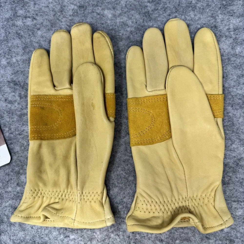 Vintage‎ Wells Lamont Goatskin Leather Worker Driver Gloves 1178L Medium Western